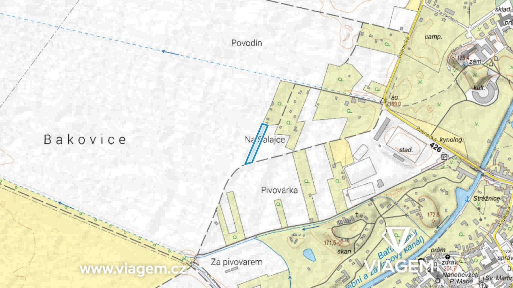 Prodej stavebního pozemku 214 m² – fotografie 3