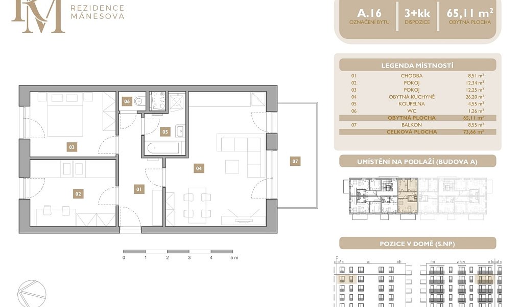 Prodej bytu 3+kk 65 m², Lipník nad Bečvou – náhled fotky 2