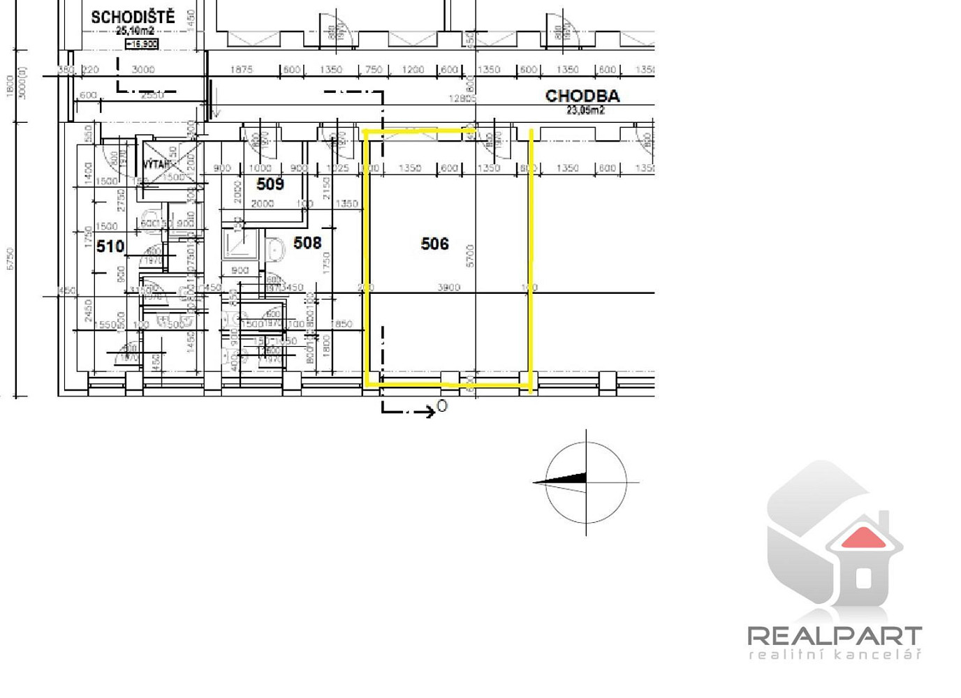 Pronájem kanceláře 22 m² – fotografie 5