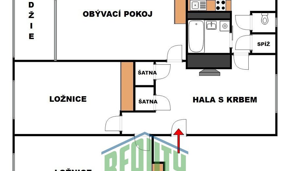 Prodej bytu 3+1 93 m², Praha – náhled fotky 7