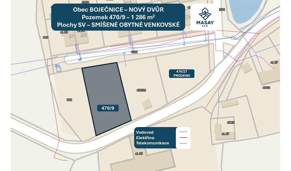 Prodej stavebního pozemku 1 286 m², Bor – náhled fotky 3
