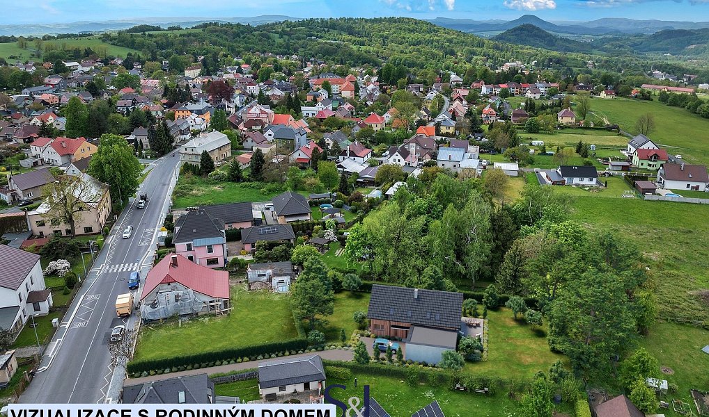 Prodej stavebního pozemku 1 520 m², Kamenický Šenov – náhled fotky 2