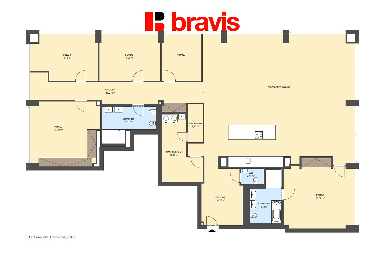 Pronájem kanceláře 280 m² — photo 5
