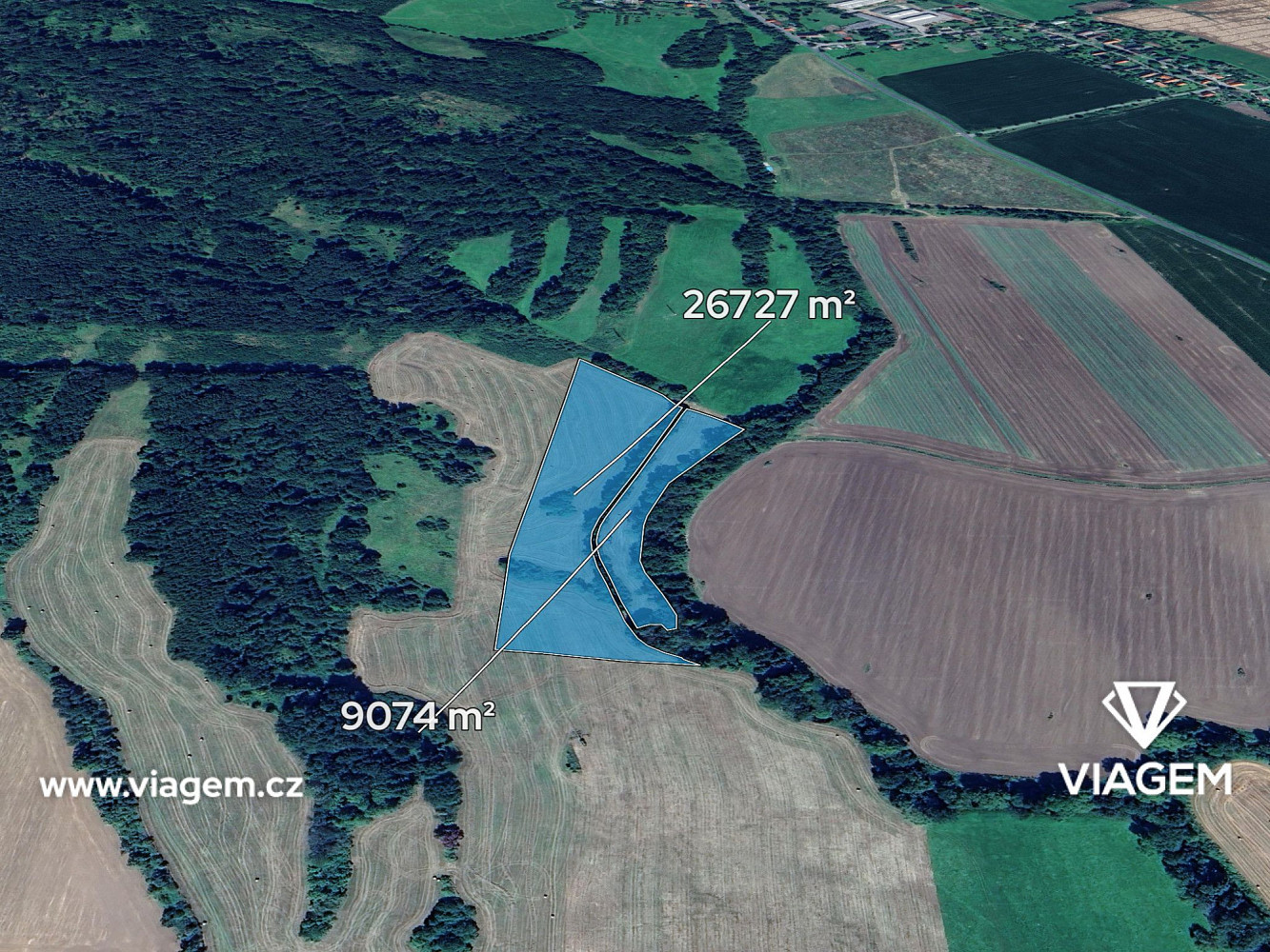 Prodej pole 6 464 m²