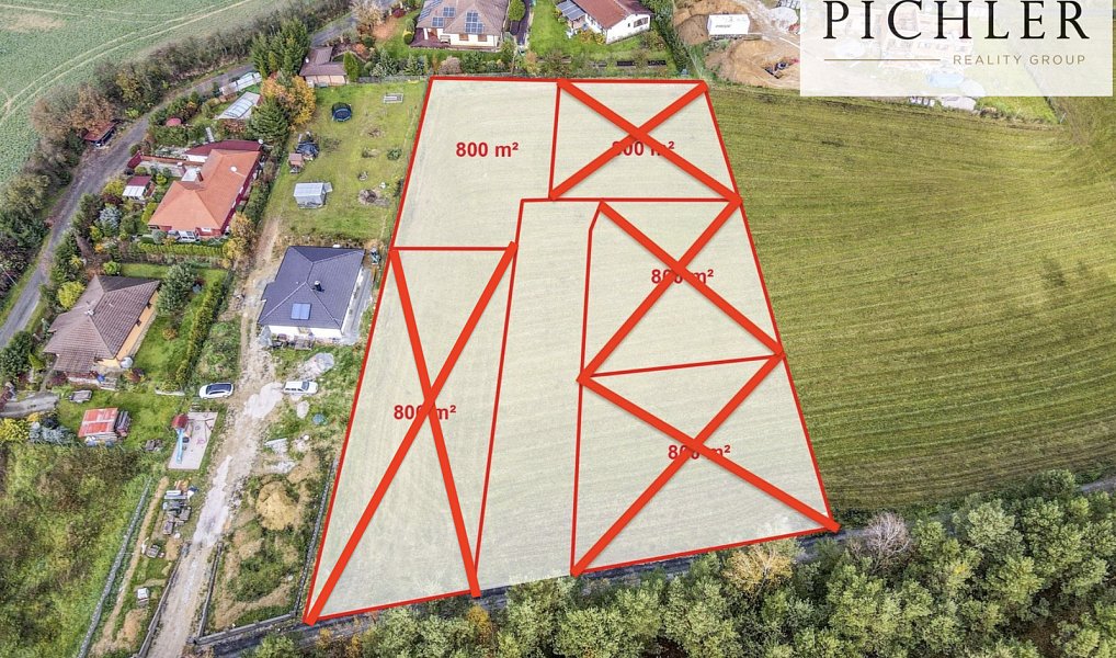 Prodej pozemku, 801 m², Plzeň-sever, Hromnice
