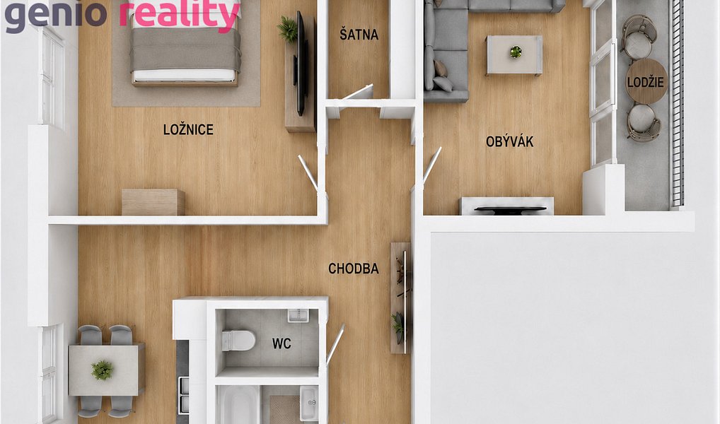 Prodej bytu 2+1 59 m², Hradec Králové – náhled fotky 12