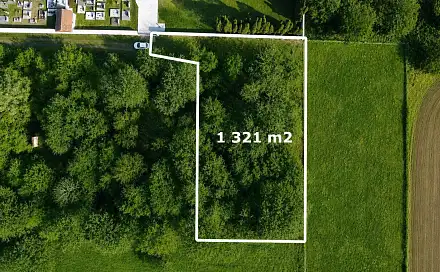 Prodej stavebního pozemku 1 321 m², Smilovy Hory, okres Tábor