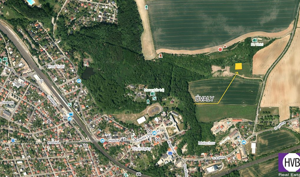 Prodej stavebního pozemku 940 m², Úvaly – náhled fotky 12