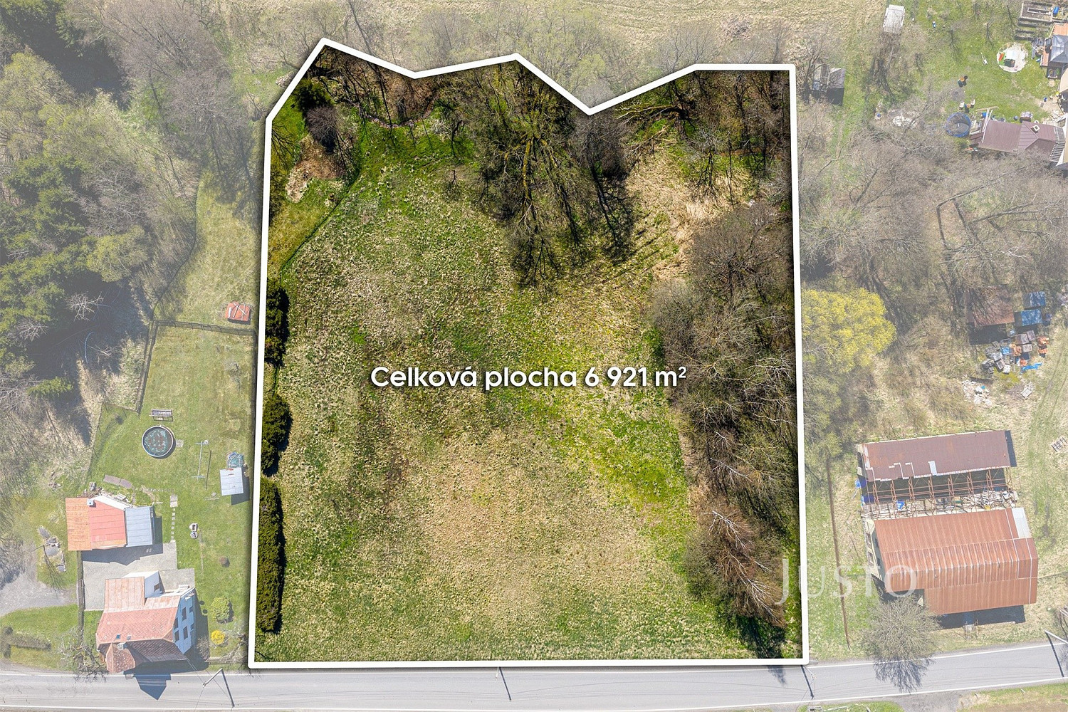Prodej stavebního pozemku 6 921 m² – fotografie 2
