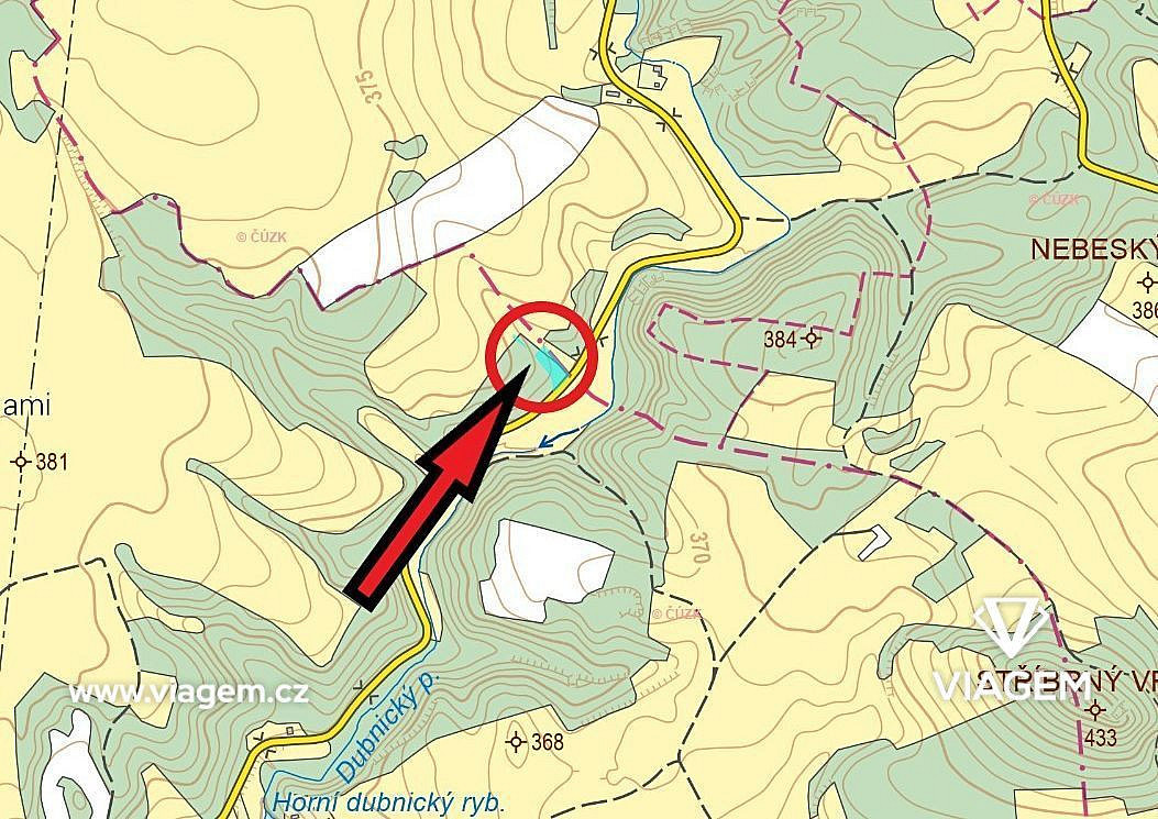 Les 2 115 m², Podíl 17 % o výměře 353 m² – pohled 4