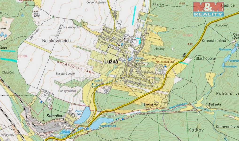 Prodej pole 2 550 m², Lužná – náhled fotky 5