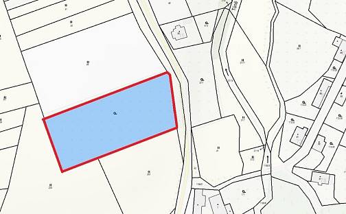 Prodej zahrady 5 131 m², Plánice - Bližanovy, okres Klatovy