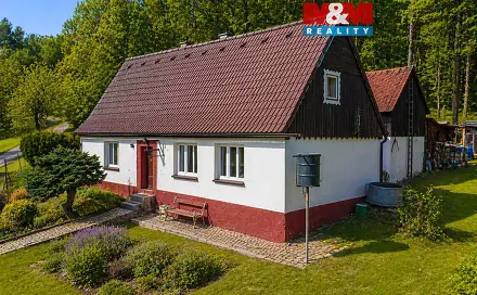 Prodej chaty/chalupy 80 m² s pozemkem 1 636 m², Višňová - Saň, okres Liberec