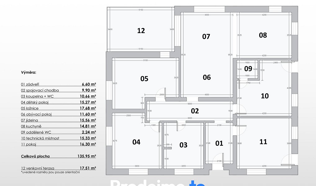 Prodej stavebního pozemku 1 133 m², Štítary – náhled fotky 4