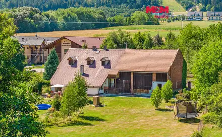 Prodej domu 223 m² s pozemkem 3 224 m², Červená Voda - Mlýnický Dvůr, okres Ústí nad Orlicí