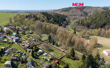 Prodej zahrady 869 m², Libavské Údolí, okres Sokolov