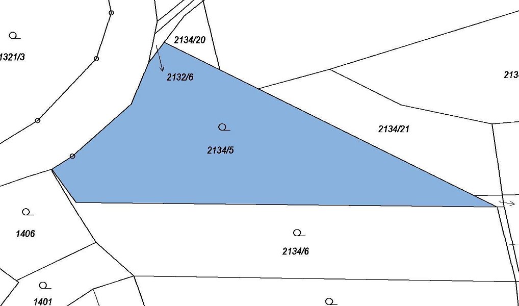 Prodej stavebního pozemku 1 843 m², Nová Ves – náhled fotky 3