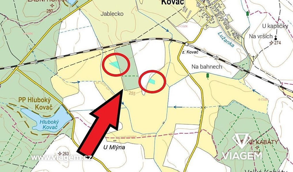 Prodej pole 2 633 m², Kovač – náhled fotky 3