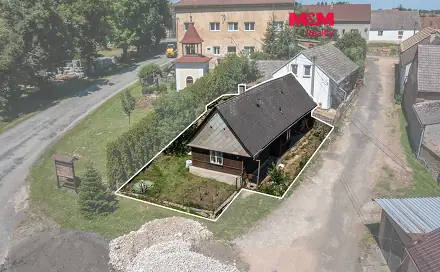 Prodej domu 50 m² s pozemkem 216 m², Hlohovice - Hlohovičky, okres Rokycany