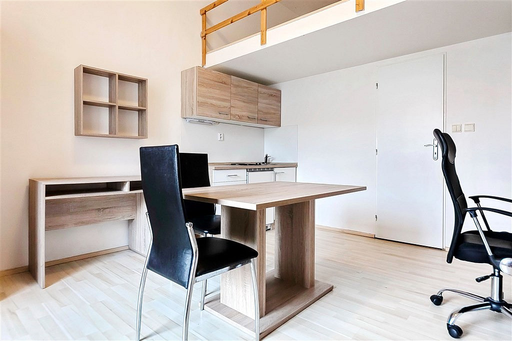 Pronájem bytu 1+kk 19 m² – pohled 3