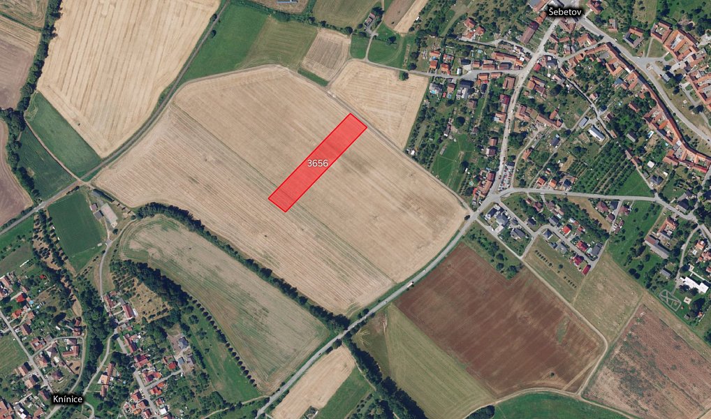 Prodej pozemku, 8370 m², Blansko, Šebetov