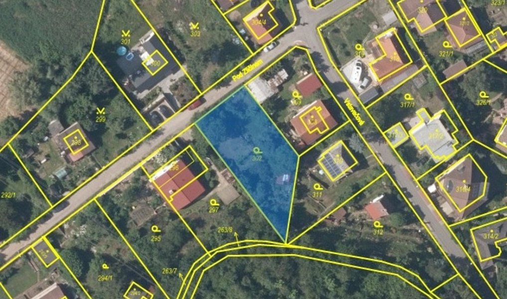 Prodej stavebního pozemku 763 m², Praha – náhled fotky 3