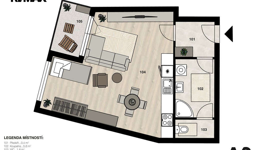 Prodej bytu 2+kk 46 m², Praha – náhled fotky 13