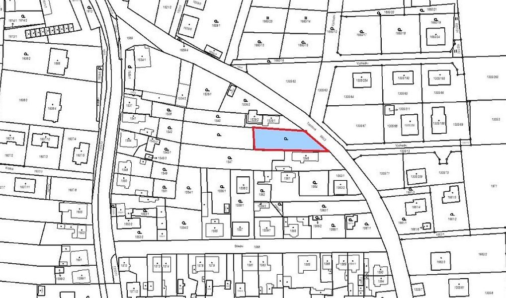 Prodej stavebního pozemku 657 m², Úherce – náhled fotky 3