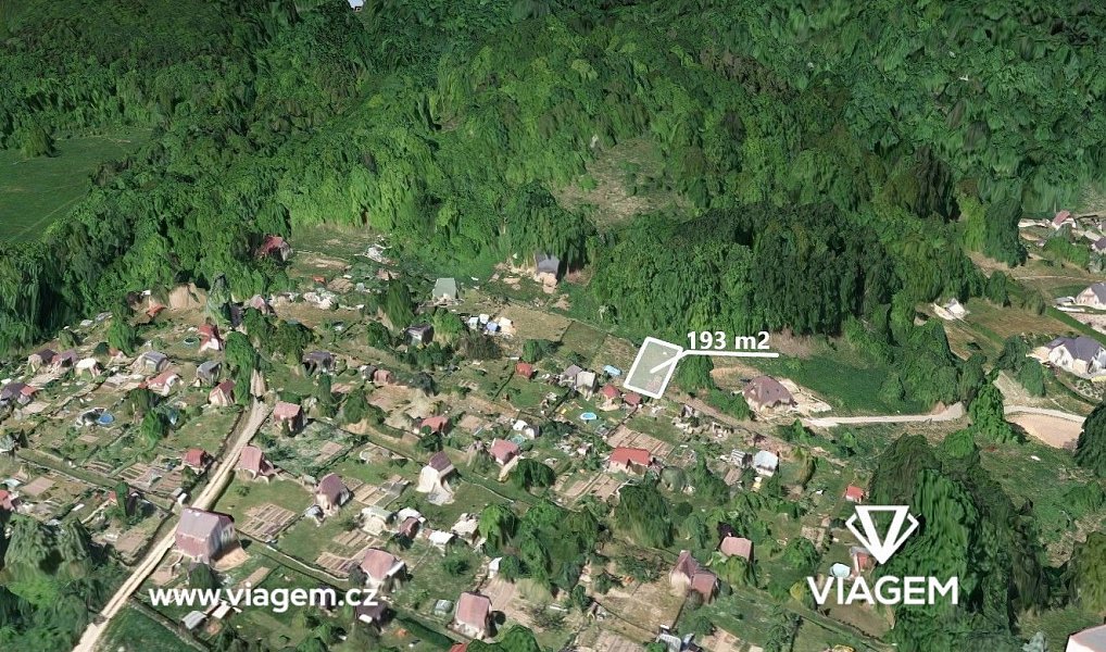 Prodej stavebního pozemku 193 m², Povrly – náhled fotky 3