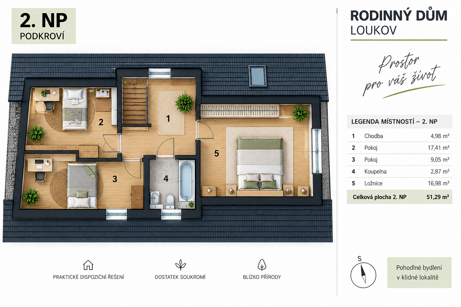 Prodej stavebního pozemku 381 m² – fotografie 5