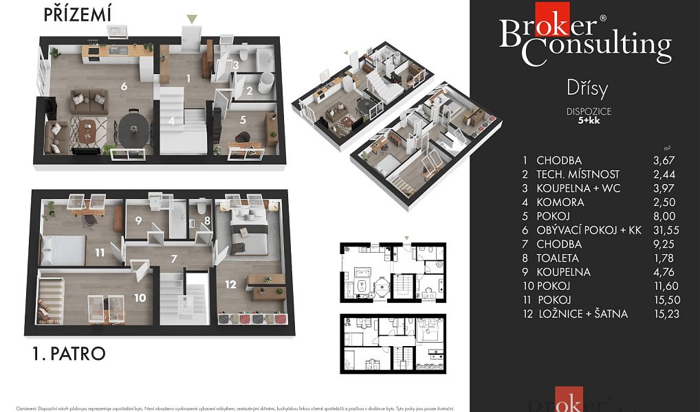 Prodej domu 110 m² s pozemkem 170 m², Dřísy – náhled fotky 3