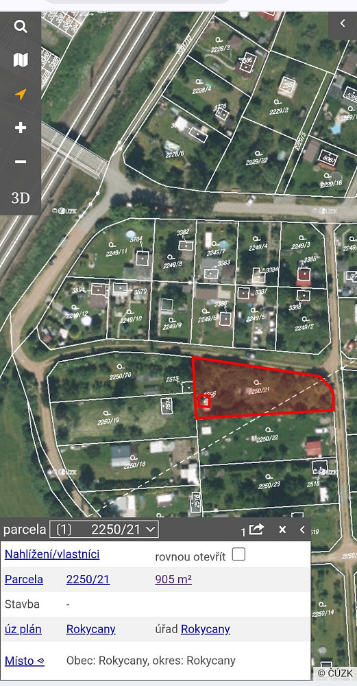 Prodej stavebního pozemku 905 m² — photo 2