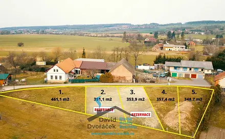 Prodej stavebního pozemku 351 m², Hořice - Libonice, okres Jičín