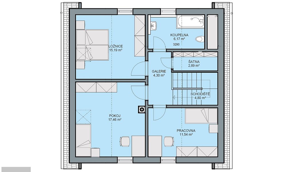 Prodej domu 132 m² s pozemkem 1 m², Nehvizdy – náhled fotky 10