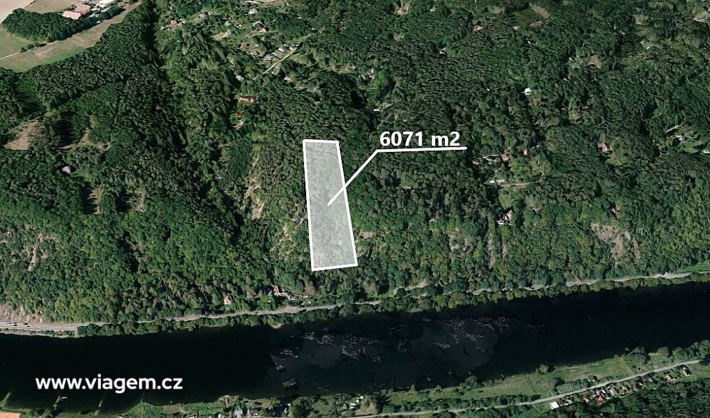 Prodej zahrady 7 589 m², Štěchovice – náhled fotky 2