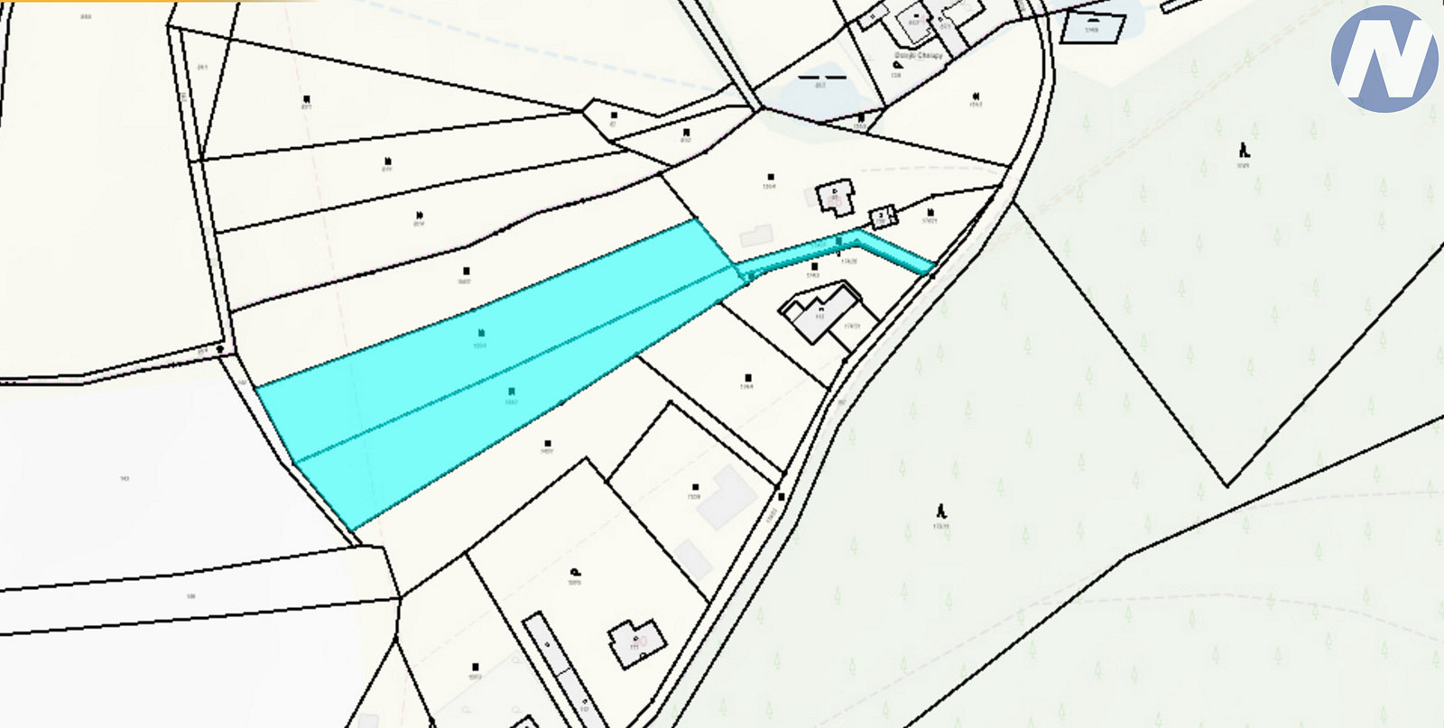 Prodej stavebního pozemku 6 841 m² – pohled 4