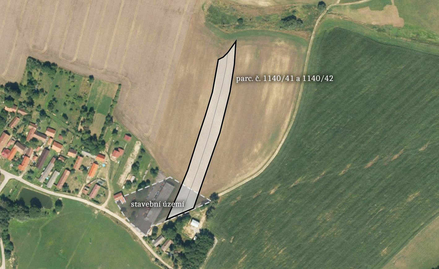 Prodej komerčního pozemku 3 299 m²