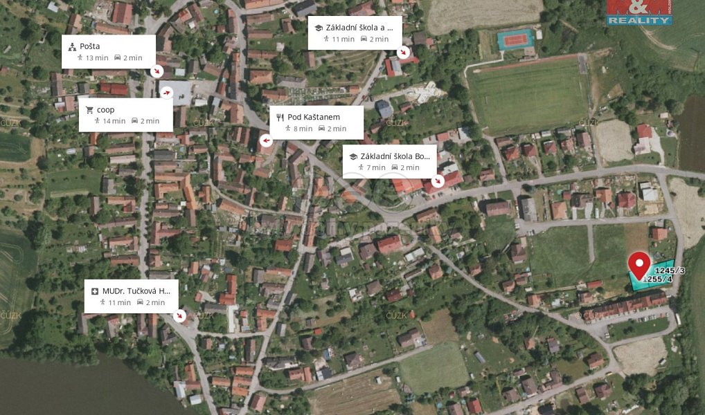 Prodej stavebního pozemku 896 m², Borotín – náhled fotky 7