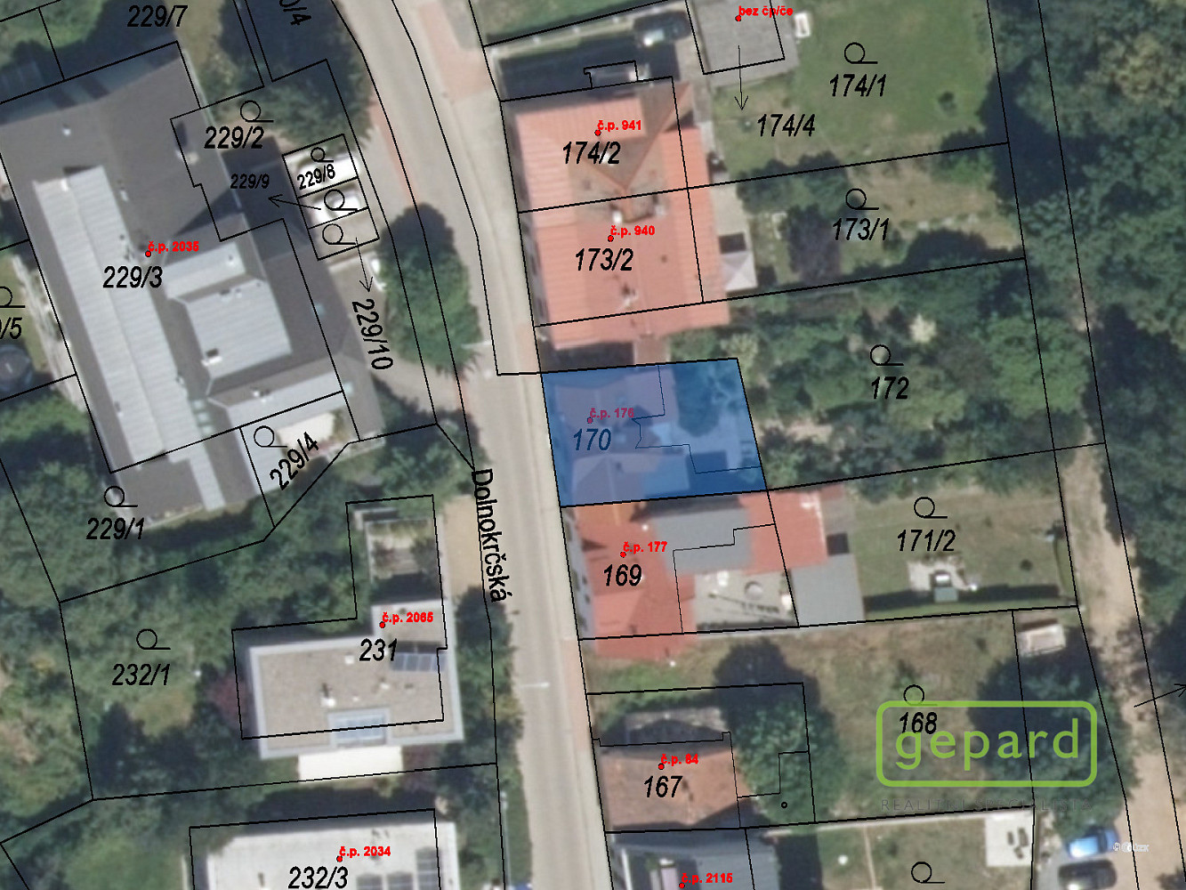 Prodej stavebního pozemku 568 m² – fotografie 2