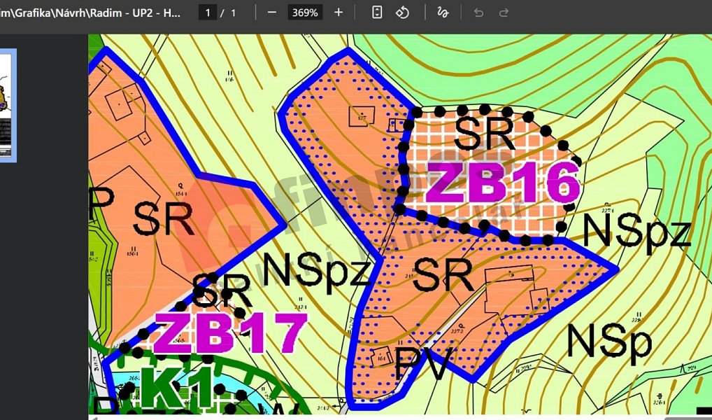 Prodej stavebního pozemku 1 801 m², Radim – náhled fotky 11