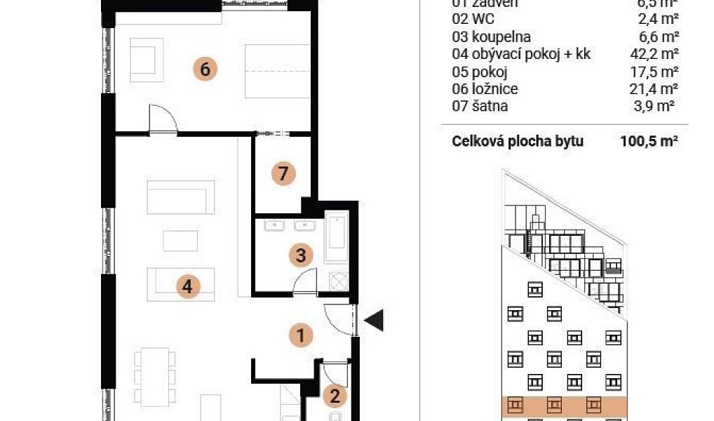 Prodej bytu 3+kk 103 m², Brno – náhled fotky 11