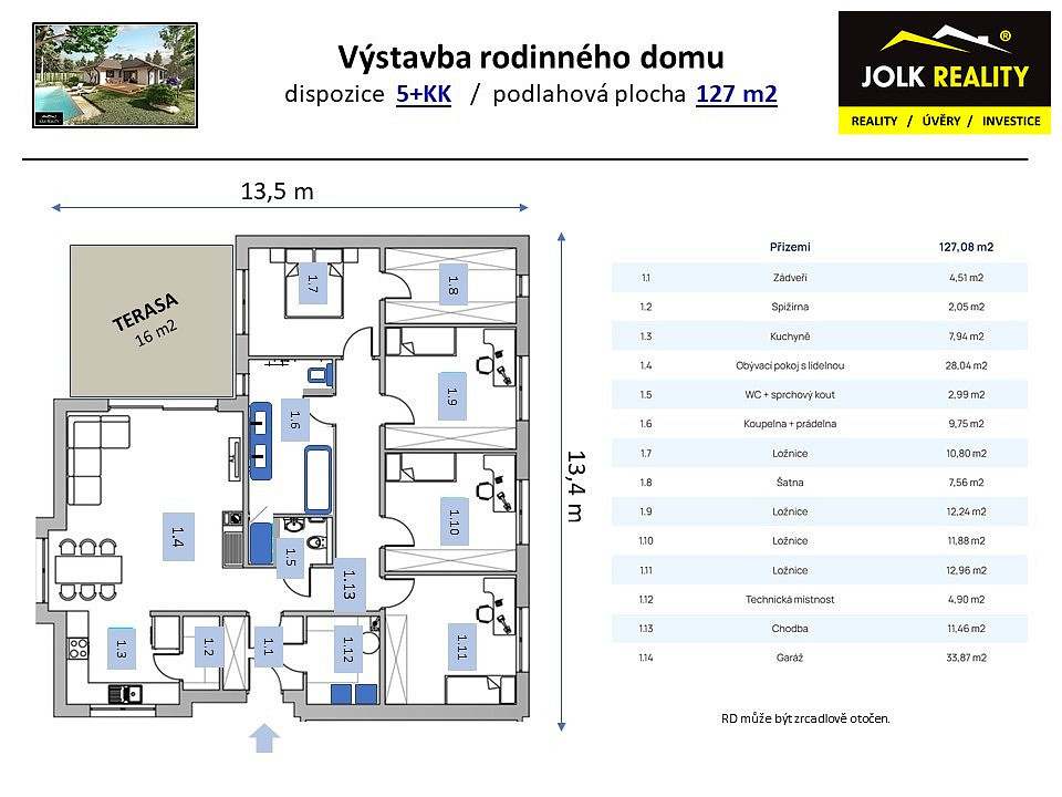Prodej domu 127 m² s pozemkem 1 m² – fotografie 2
