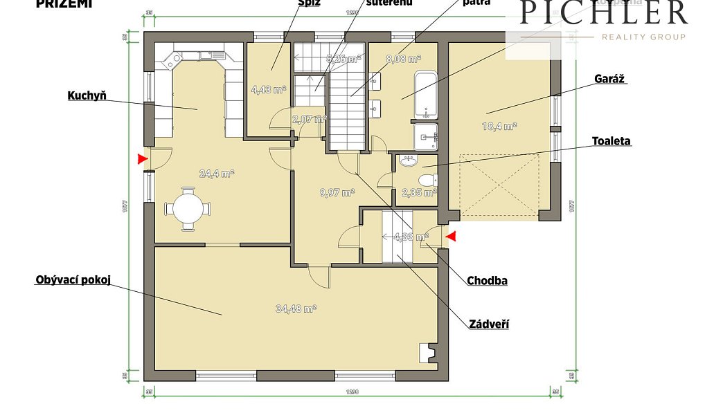 Prodej domu 320 m² s pozemkem 1 660 m², Tymákov – náhled fotky 4