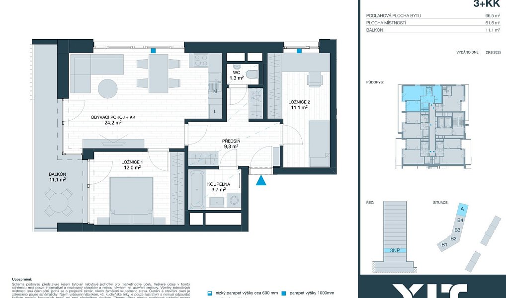 Prodej bytu 3+kk 62 m², Brno – náhled fotky 2