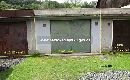 Svoboda nad úpou, stavba bez čp/če, garáž na pozemku stavební parcele č. 343
