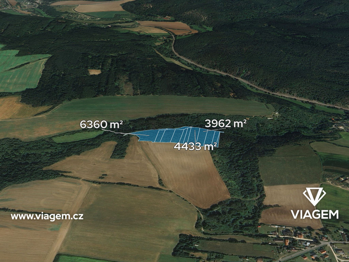 Prodej lesa 1 915 m²