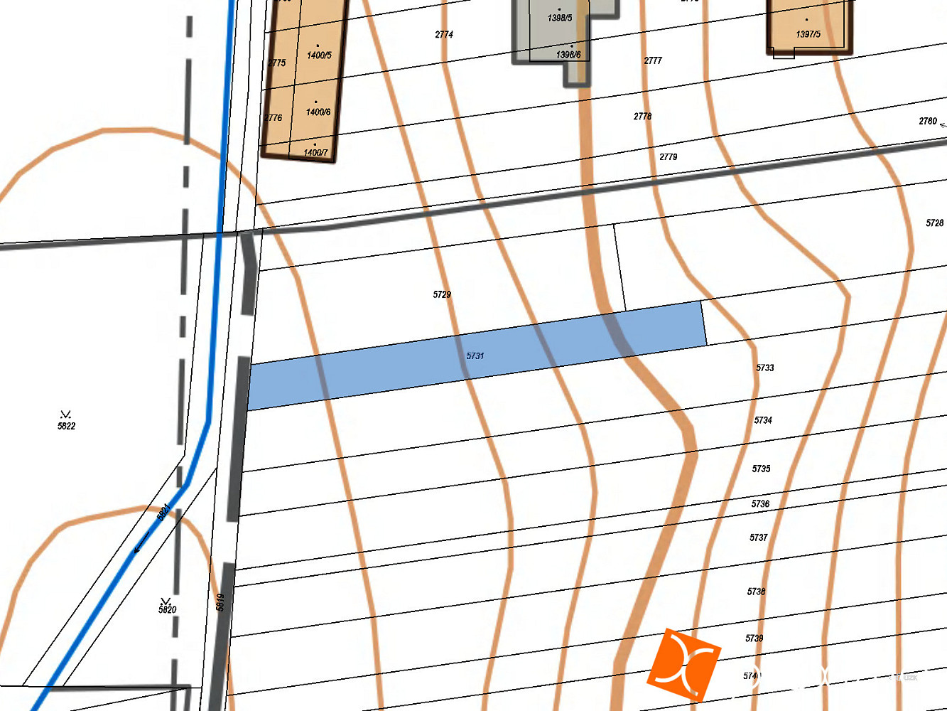 Prodej pole 1 190 m² – fotografie 3
