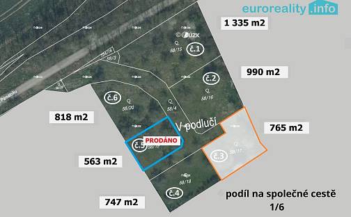 Prodej stavebního pozemku 765 m², Plzeň