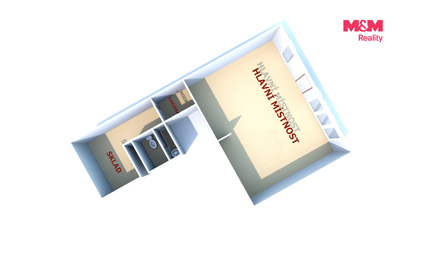 Pronájem obchodních prostor 68 m² – fotografie 3