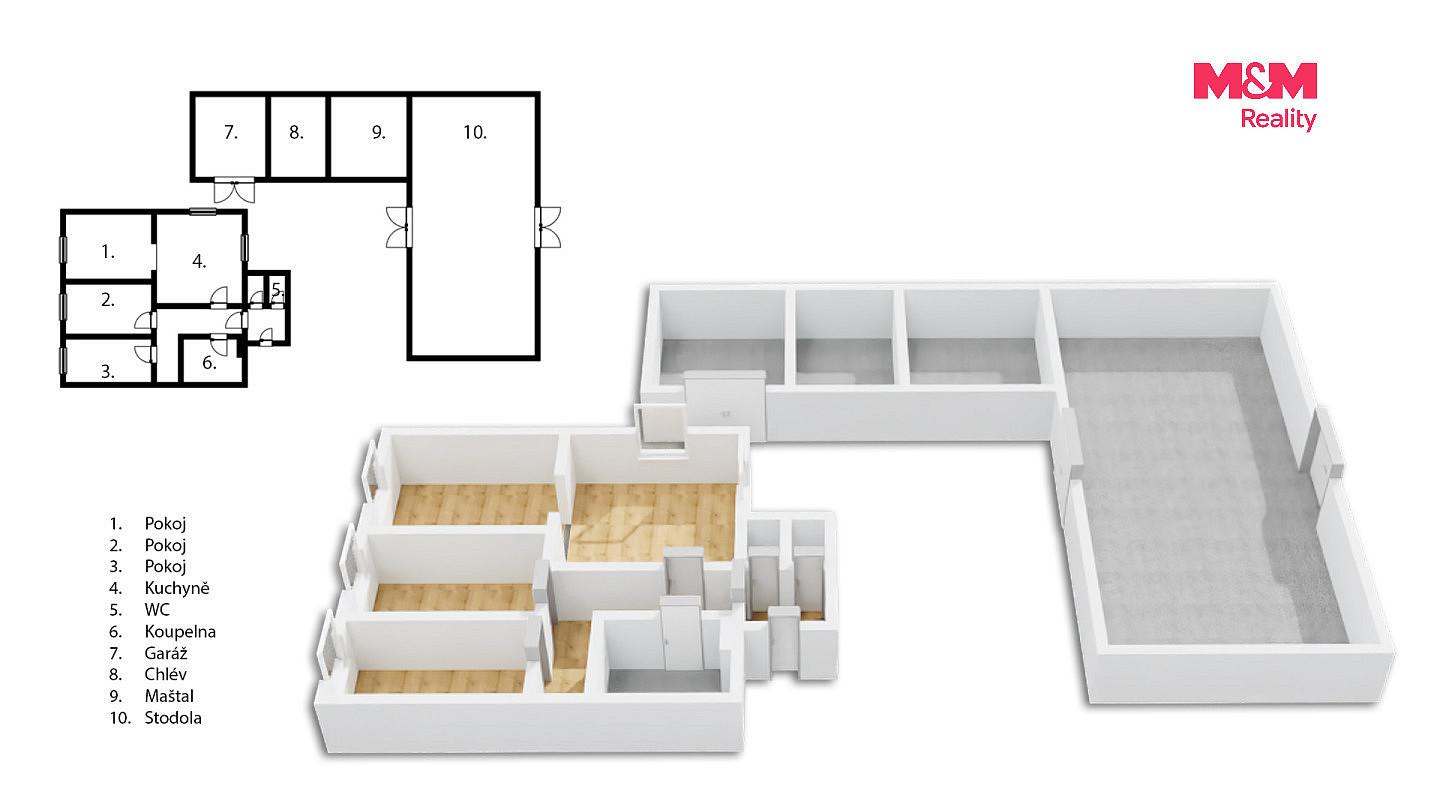 Prodej domu 112 m² s pozemkem 13 369 m² — photo 3